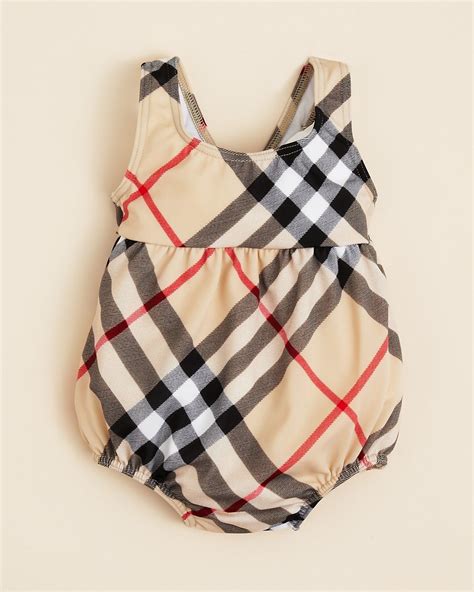 baby girl burberry swimwear|Burberry toddler bathing suit.